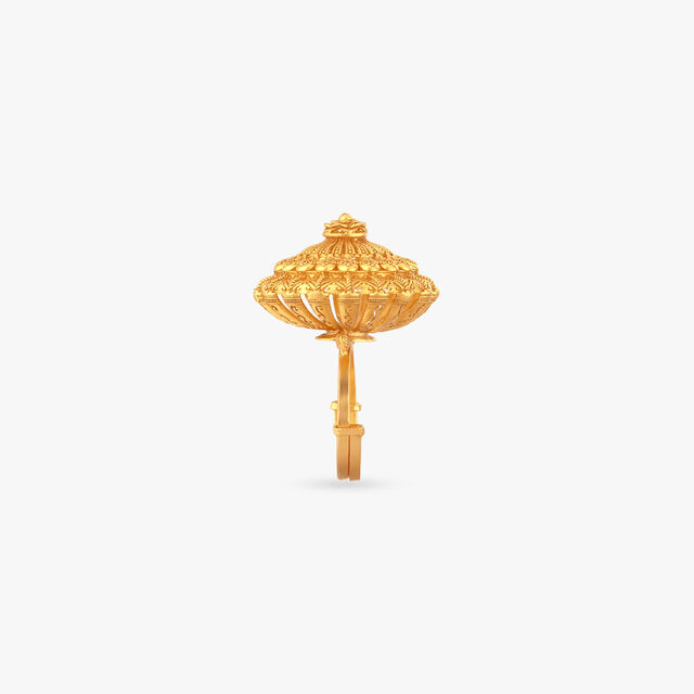 Celestial Blossom Gold Ring 3