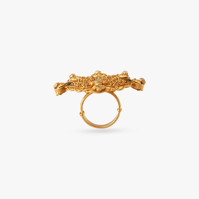 Regal Lotus Gold Ring 4