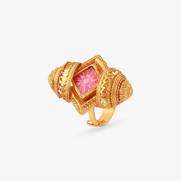 Royal Window Gold Ring