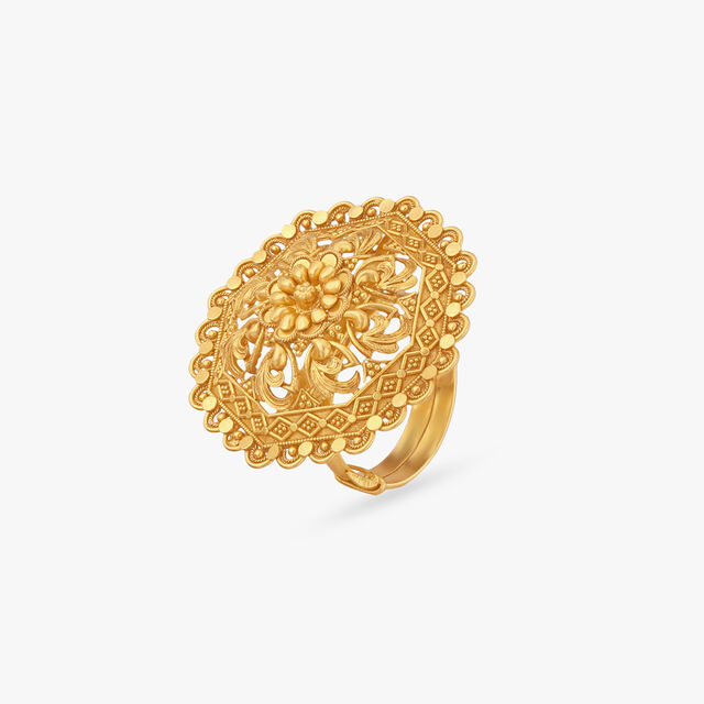 Eternal Wheel Gold Ring 