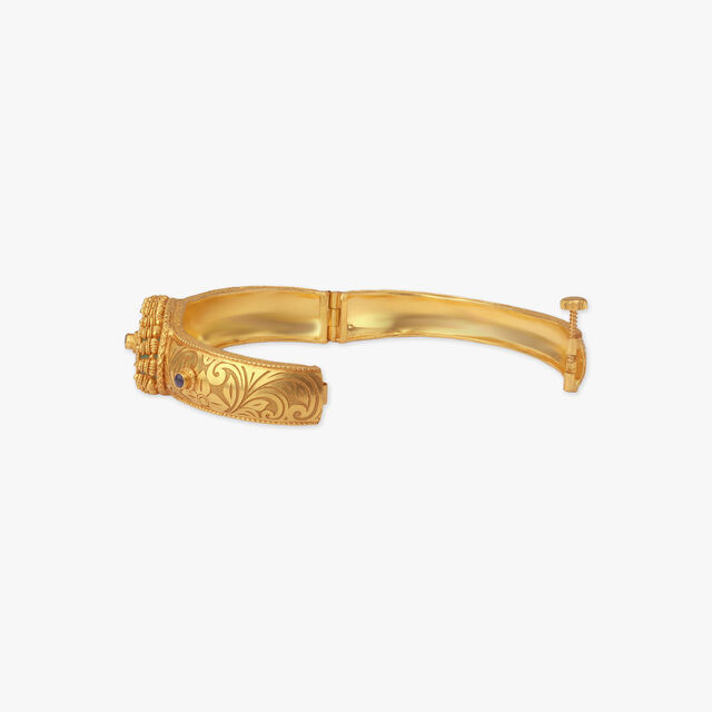 Mystic Dome Gold Bangle