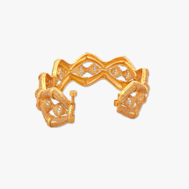 Crescents of Symphony Gold Bangle 2