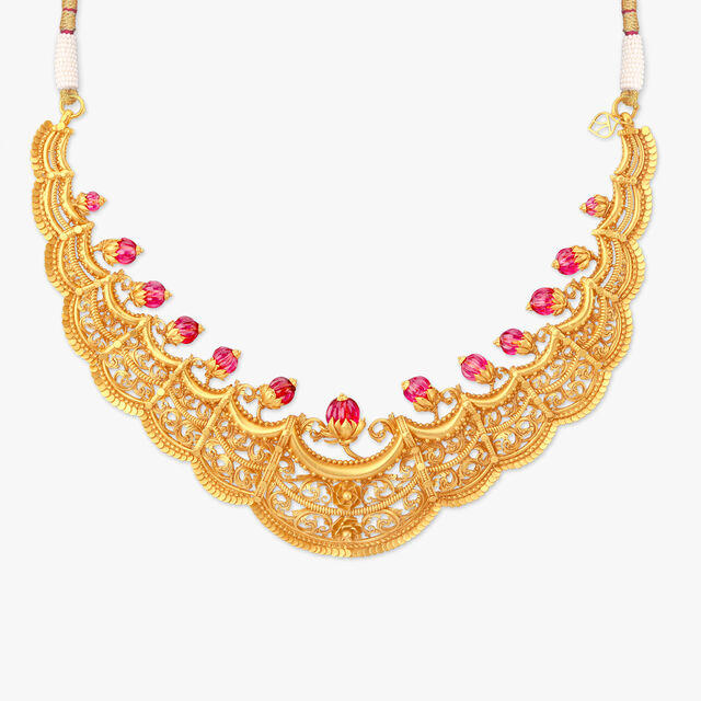 Lush Whispers Gold Necklace Set 2