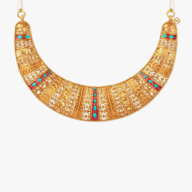 Timeless Foliage Gold Necklace Set 2