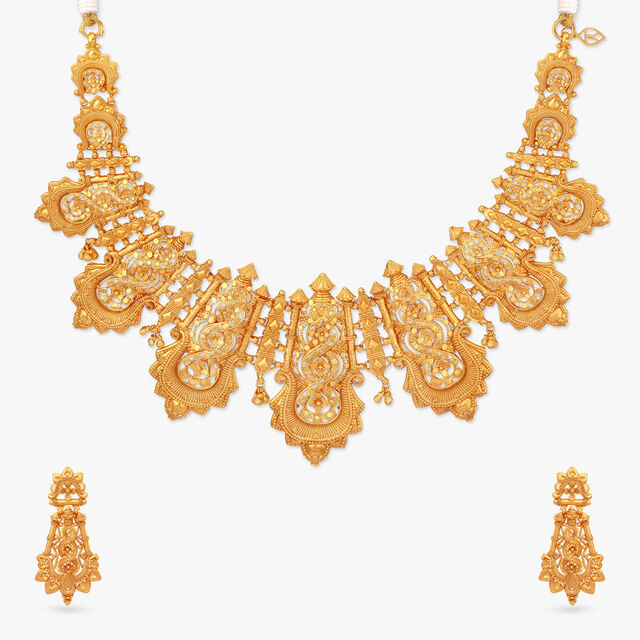 Eternal Flow Gold Necklace Set 