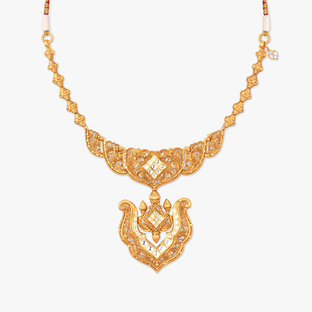 Palace of Bloom Gold Necklace Set 2