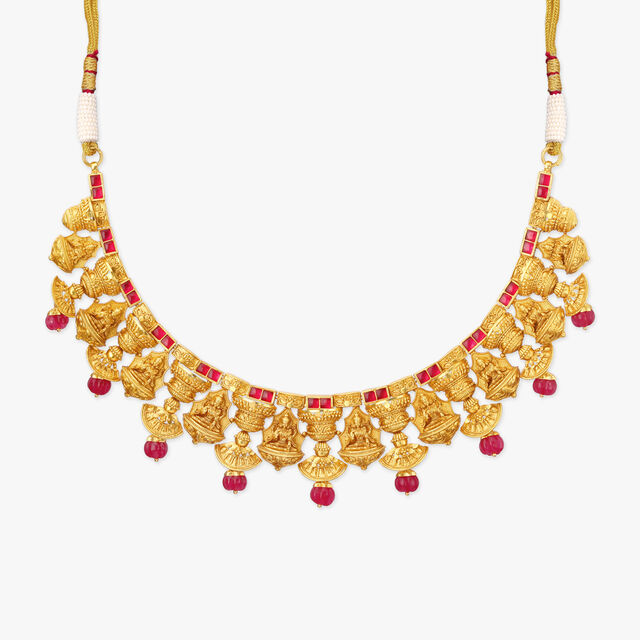Lakshmi Sannidhi Gold Necklace set 2