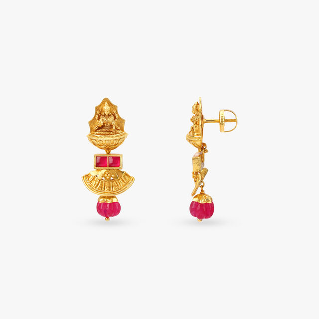 Lakshmi Sannidhi Gold Necklace set 4