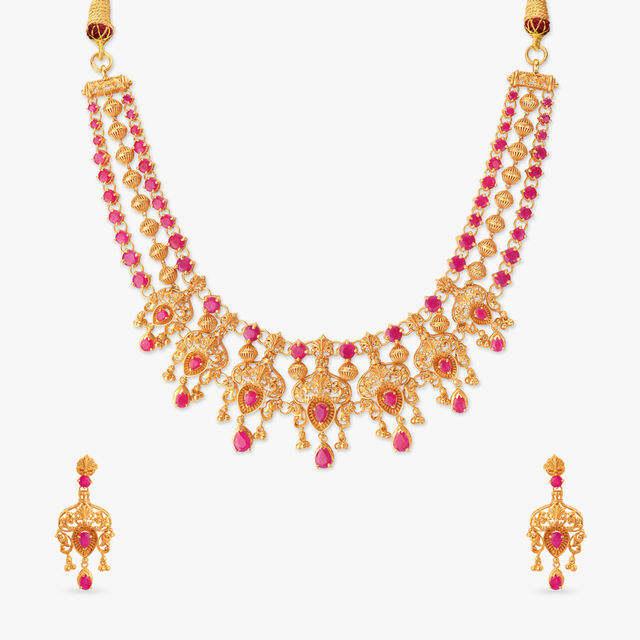 Royal Blossom Necklace set 
