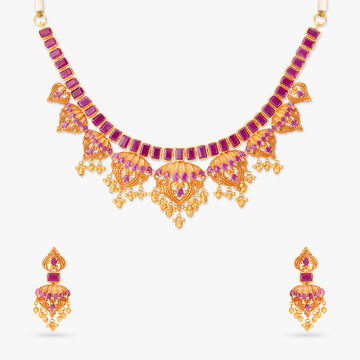 Floral Blaze Necklace set