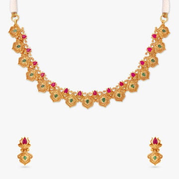 Golden Glee Necklace set