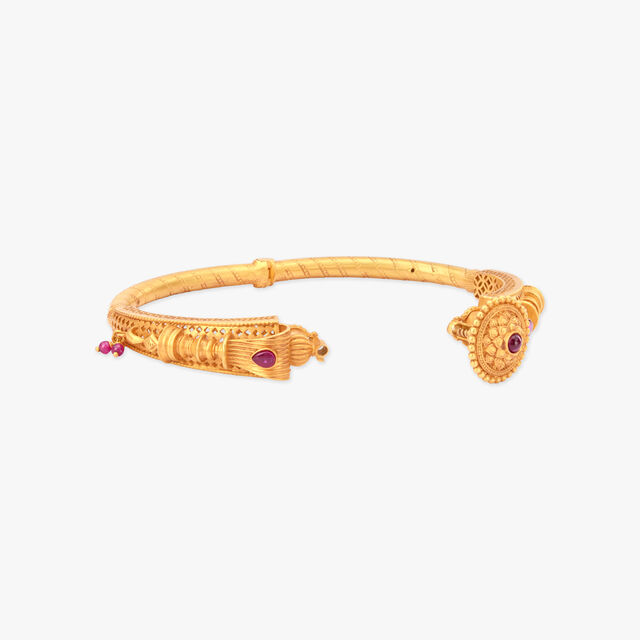 Aura Bloom Gold Bangle 2