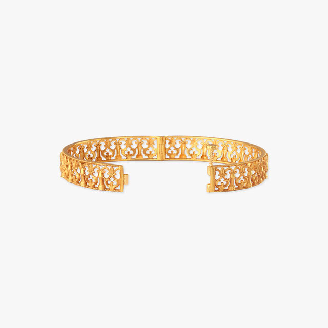 Glow Arches Gold Bangles