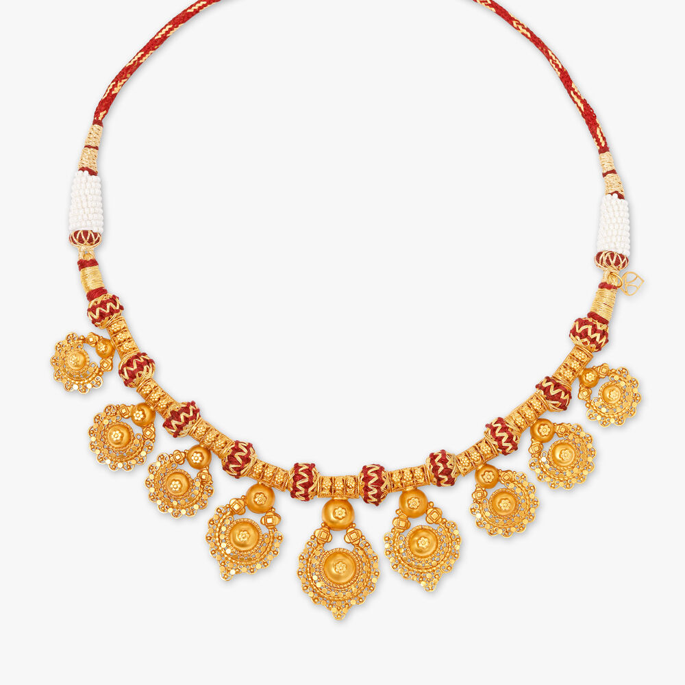 Buy Festive Gold Necklace Set at Best Price Tanishq US