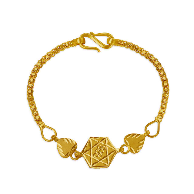 Modern Chic Gold Bracelet 