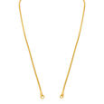 Simple Yellow Gold Zigzag Chain,,hi-res 