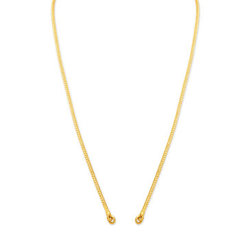 Simple Yellow Gold Box Chain