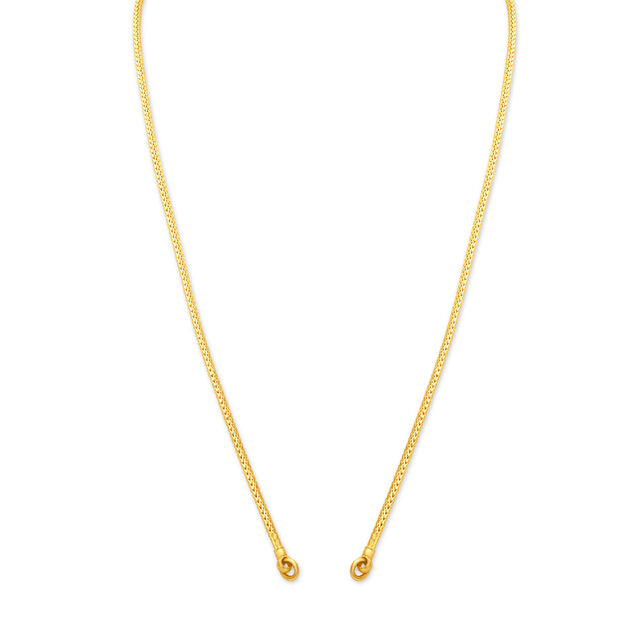 Simple Yellow Gold Box Chain,,hi-res