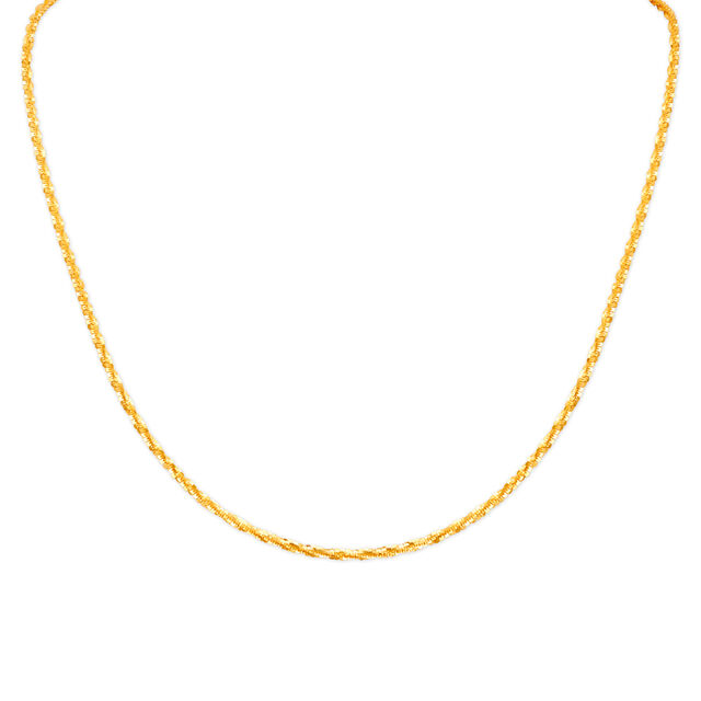 Textured Gold Chain