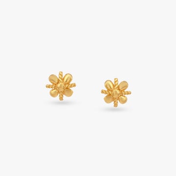 Little Bloom Gold Stud Earrings