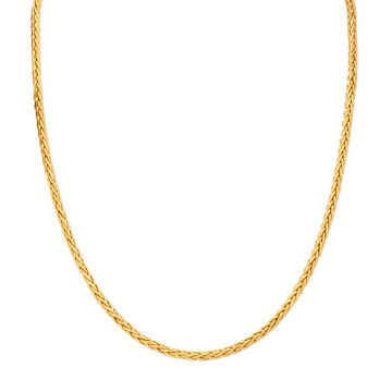 Classic Yellow Gold Wheat Chain