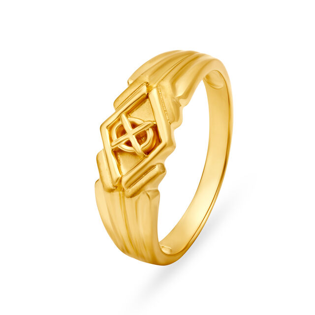 Regal 22 Karat Yellow Gold Finger Ring,,hi-res