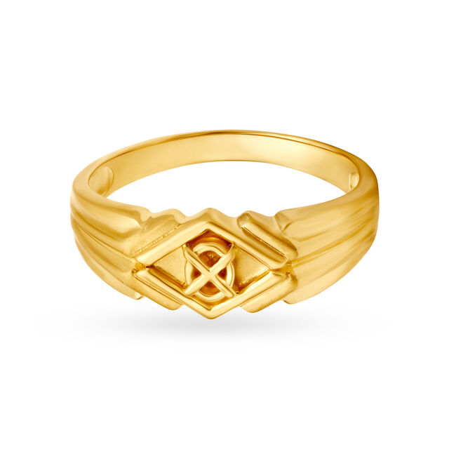 Regal 22 Karat Yellow Gold Finger Ring,,hi-res