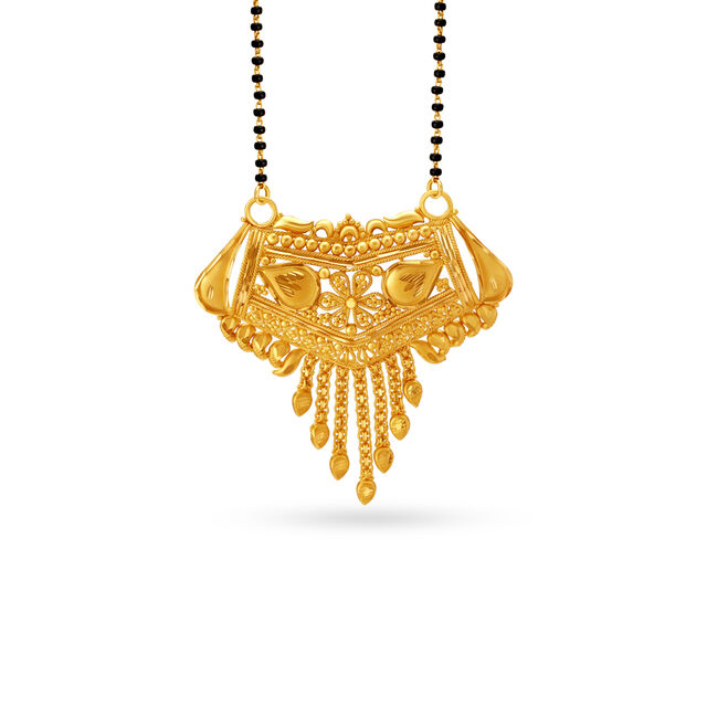 Gold Filigree Pendant 