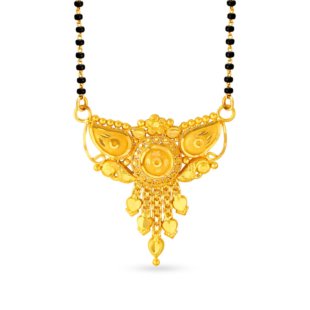 Mangalsutra pendant designs in gold with price shop