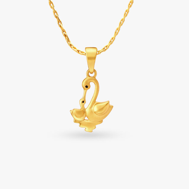 Serene Swan Pendant 