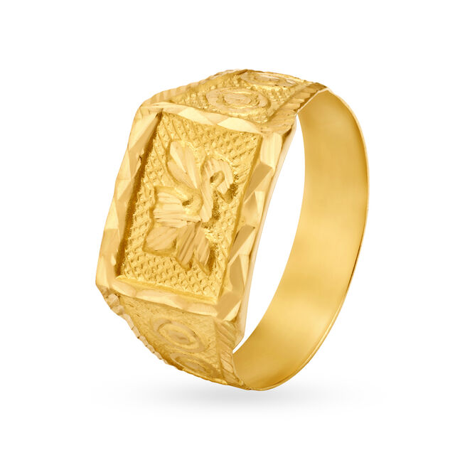 Timeless 22 Karat Yellow Gold Finger Ring,,hi-res