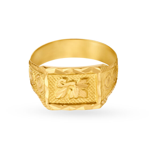Timeless 22 Karat Yellow Gold Finger Ring,,hi-res