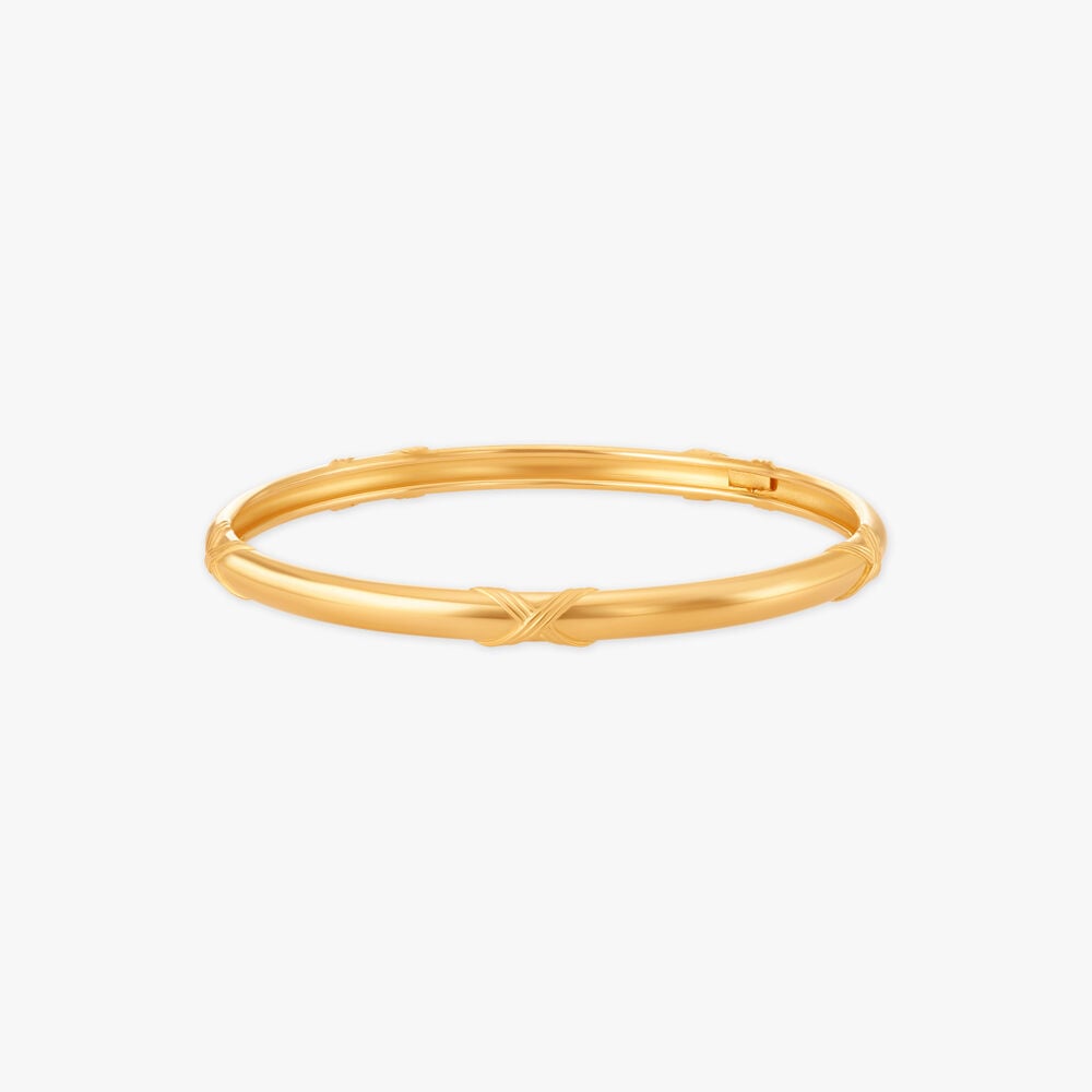 Buy Elegant Gold Bangle at Best Price Tanishq US
