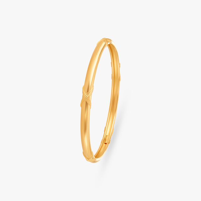 Elegant Gold Bangle 2