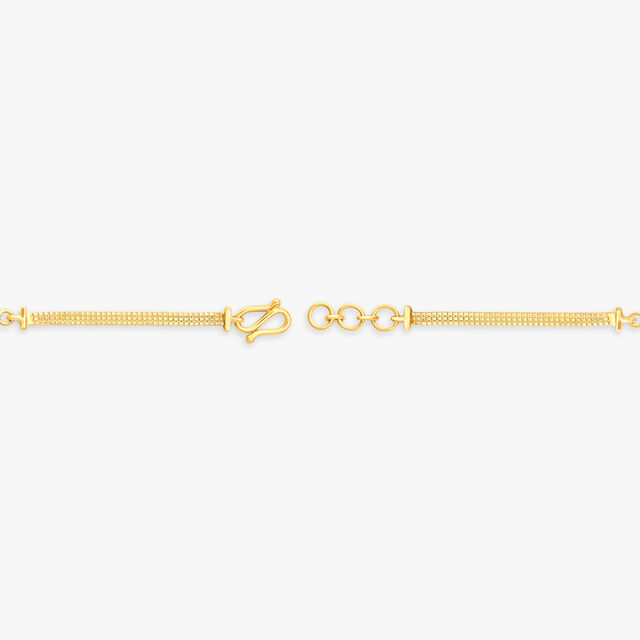 Adorable Yellow Gold Bunny Bracelet,,hi-res
