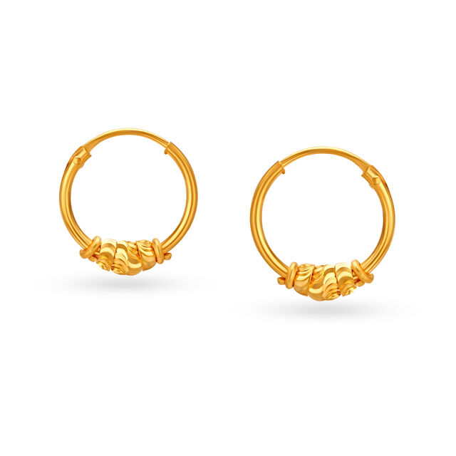 Charming Traditional Hoop Earrings,,hi-res
