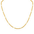 Traditional Patterned Gold Chain,,hi-res 