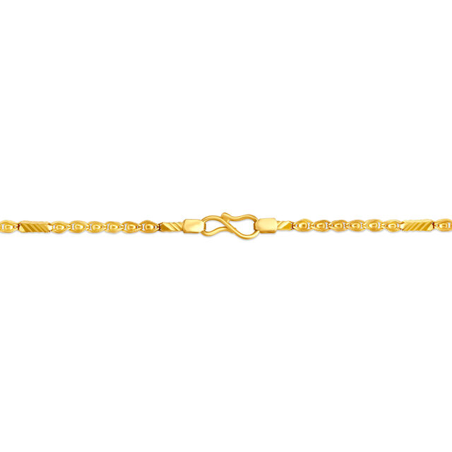 Traditional Patterned Gold Chain,,hi-res 2