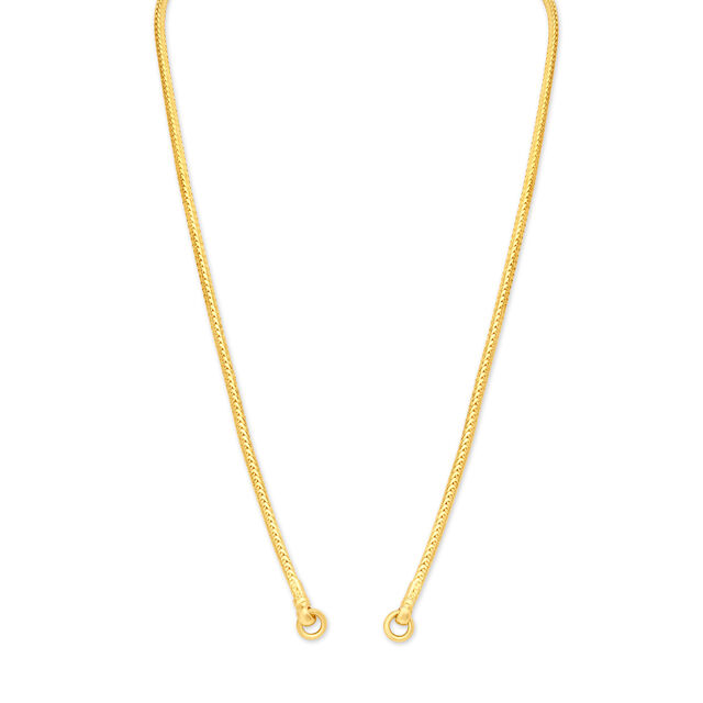 Lucid Yellow Gold Oblique Chain