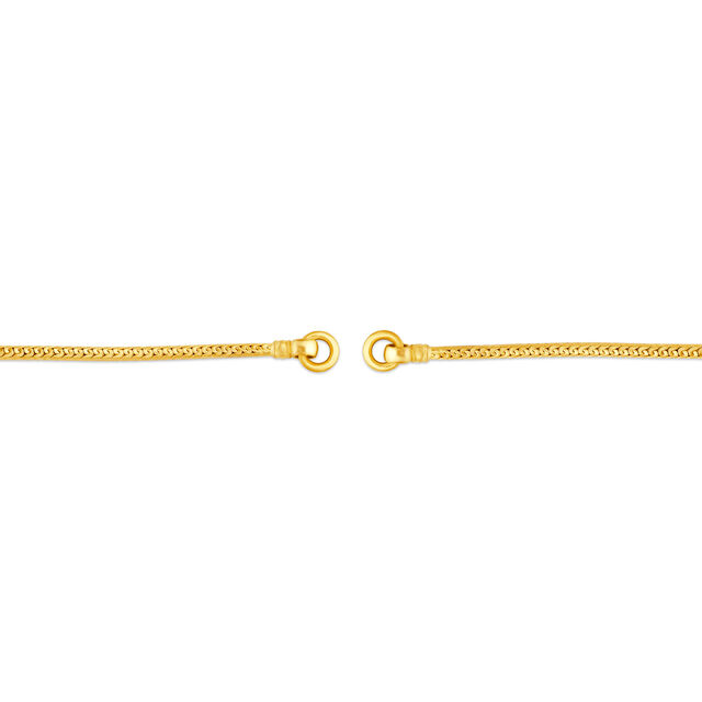 Sheer Yellow Gold Oblique Chain,,hi-res 2