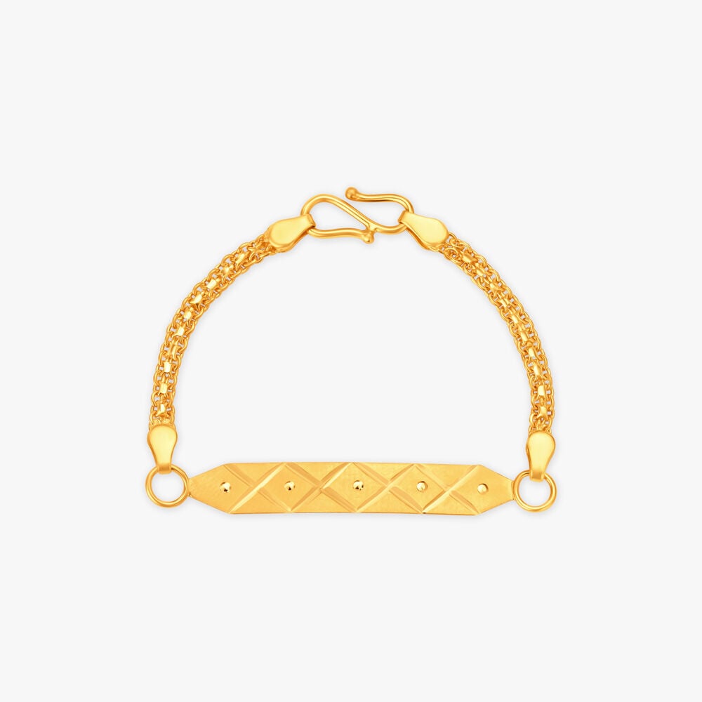 Buy Stylish Gold Bracelet for Kids at Best Price Tanishq UAE