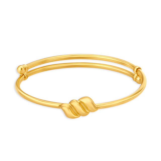 Artistic Gold Bangle,,hi-res 