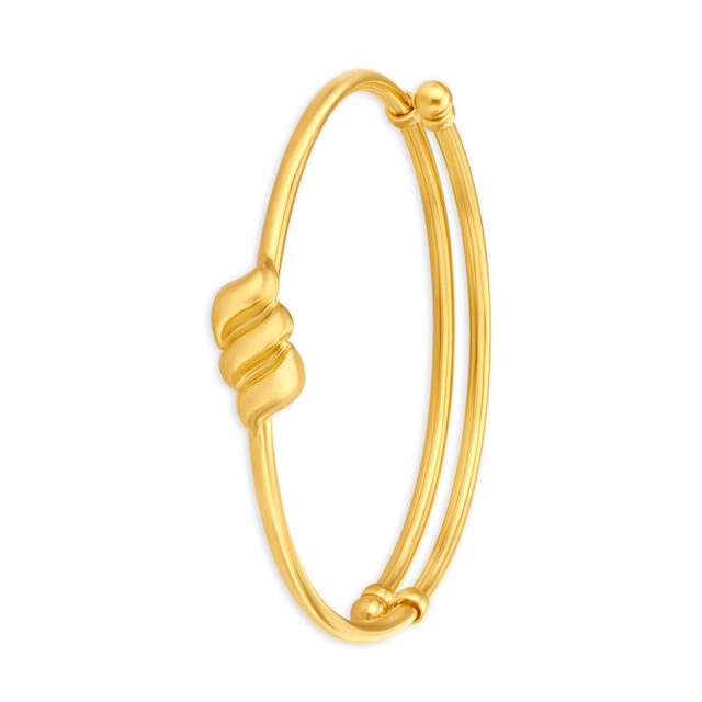 Artistic Gold Bangle,,hi-res 2