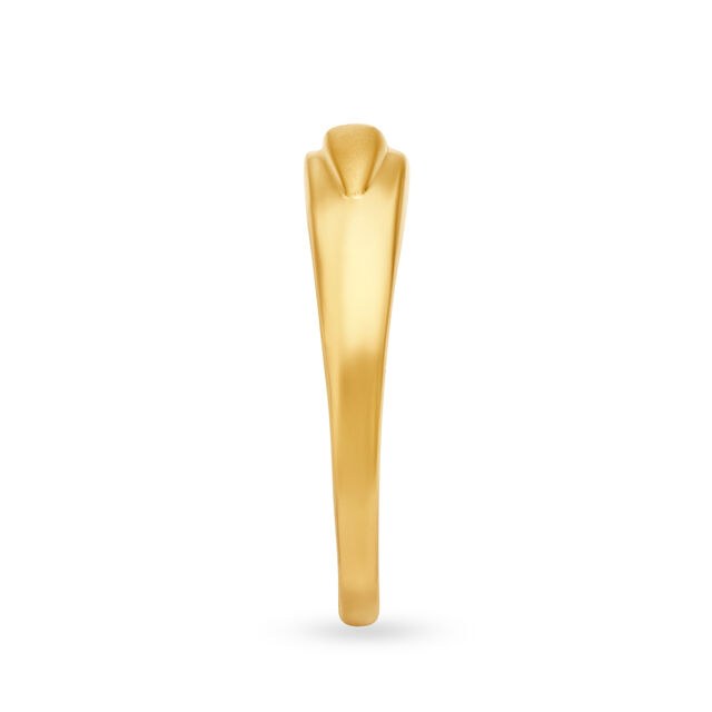Simplistic 22 Karat Yellow Gold Finger Ring,,hi-res