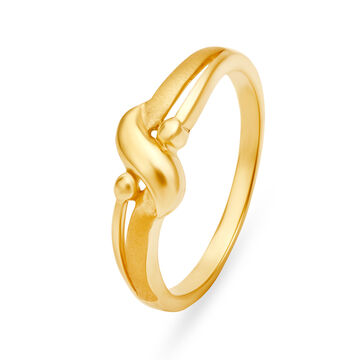 Classic 22 Karat Yellow Gold Glossy Ring