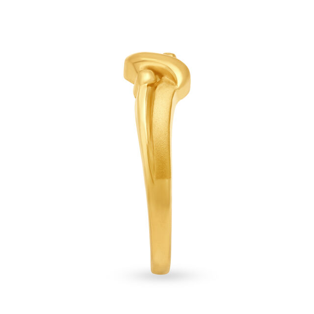 Classic 22 Karat Yellow Gold Glossy Ring,,hi-res