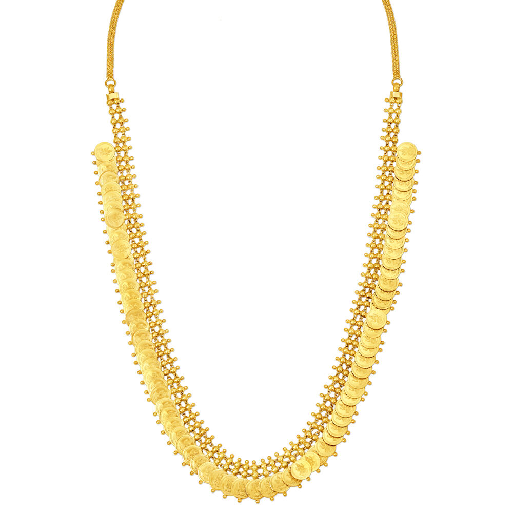 Buy Opulent Gold Lakshmi Kasu Haaram at Best Price Tanishq US