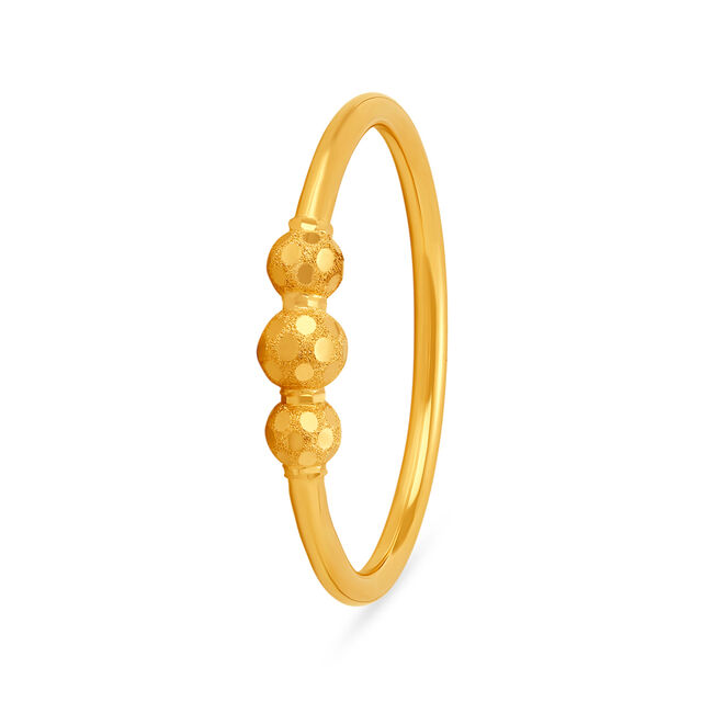 Versatile Ornate Gold Bangle,,hi-res 2