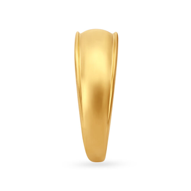 Lustrous Minimalistic Gold Ring for Men,,hi-res 4