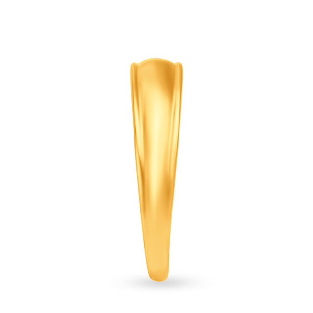 Minimalist 22 Karat Yellow Gold Finger Ring